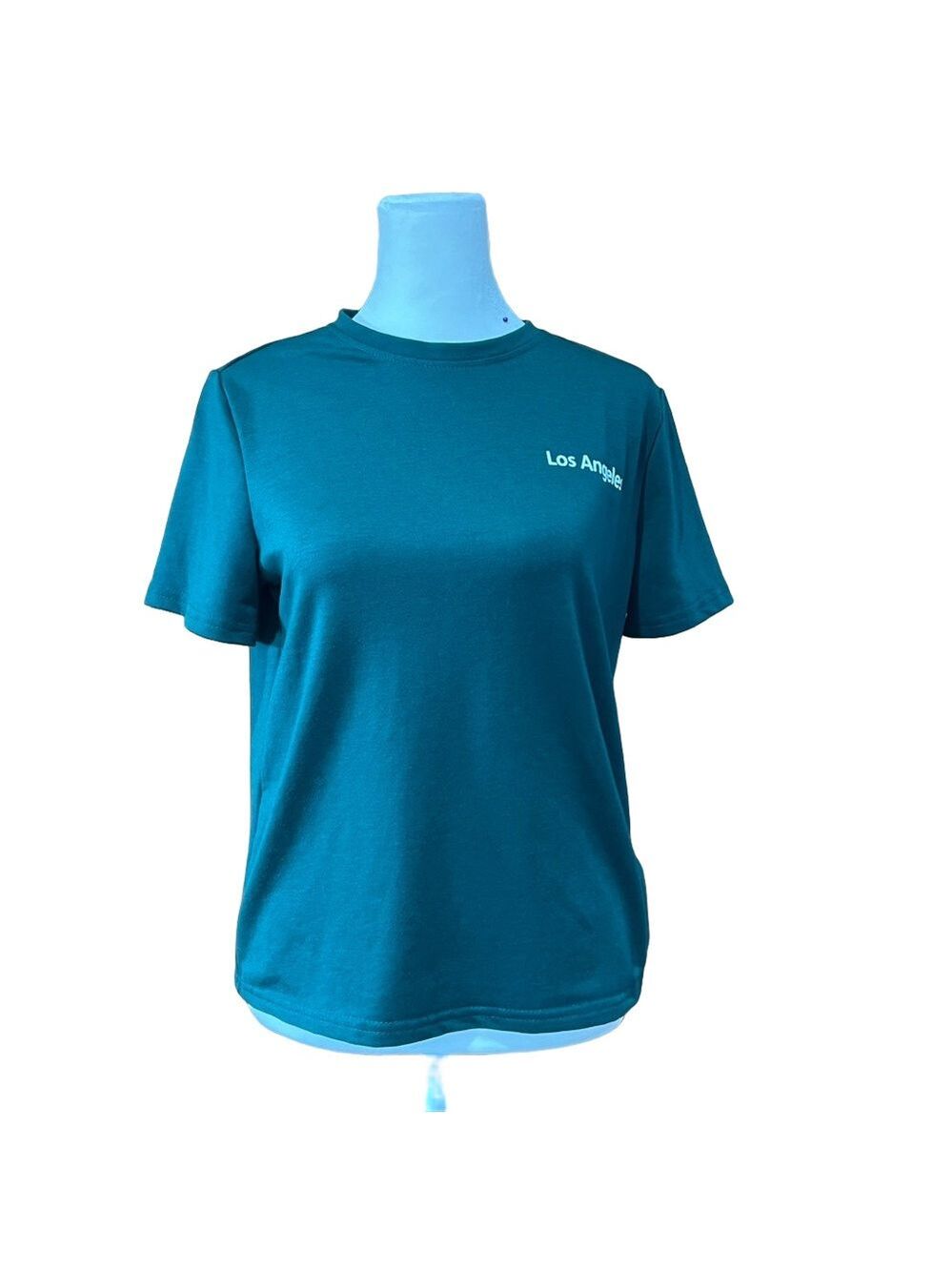 SHEIN Green Los Angeles Graphic Top